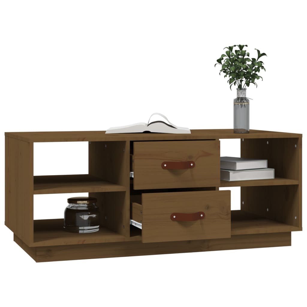 Stolić za kavu 100 x 50 x 41 cm od masivne borovine