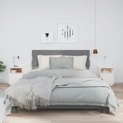 Noćni ormarići 2 kom bijeli 40 x 34 x 55 cm od masivne borovine