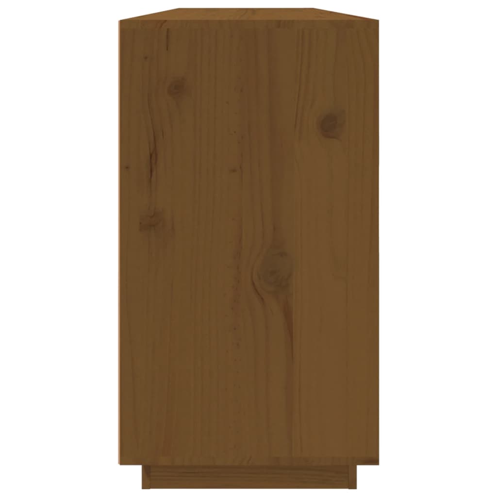 Komoda smeđa boja meda 100 x 40 x 75 cm od masivne borovine
