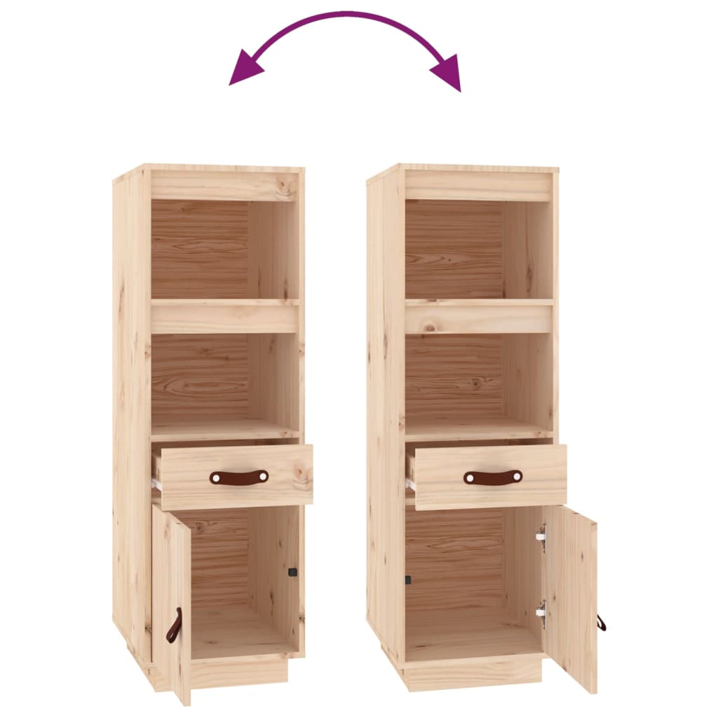 Visoka komoda 34 x 40 x 108,5 cm od masivne borovine