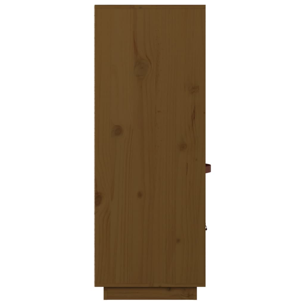 Visoka komoda boja meda 67 x 40 x 108,5 cm od masivne borovine