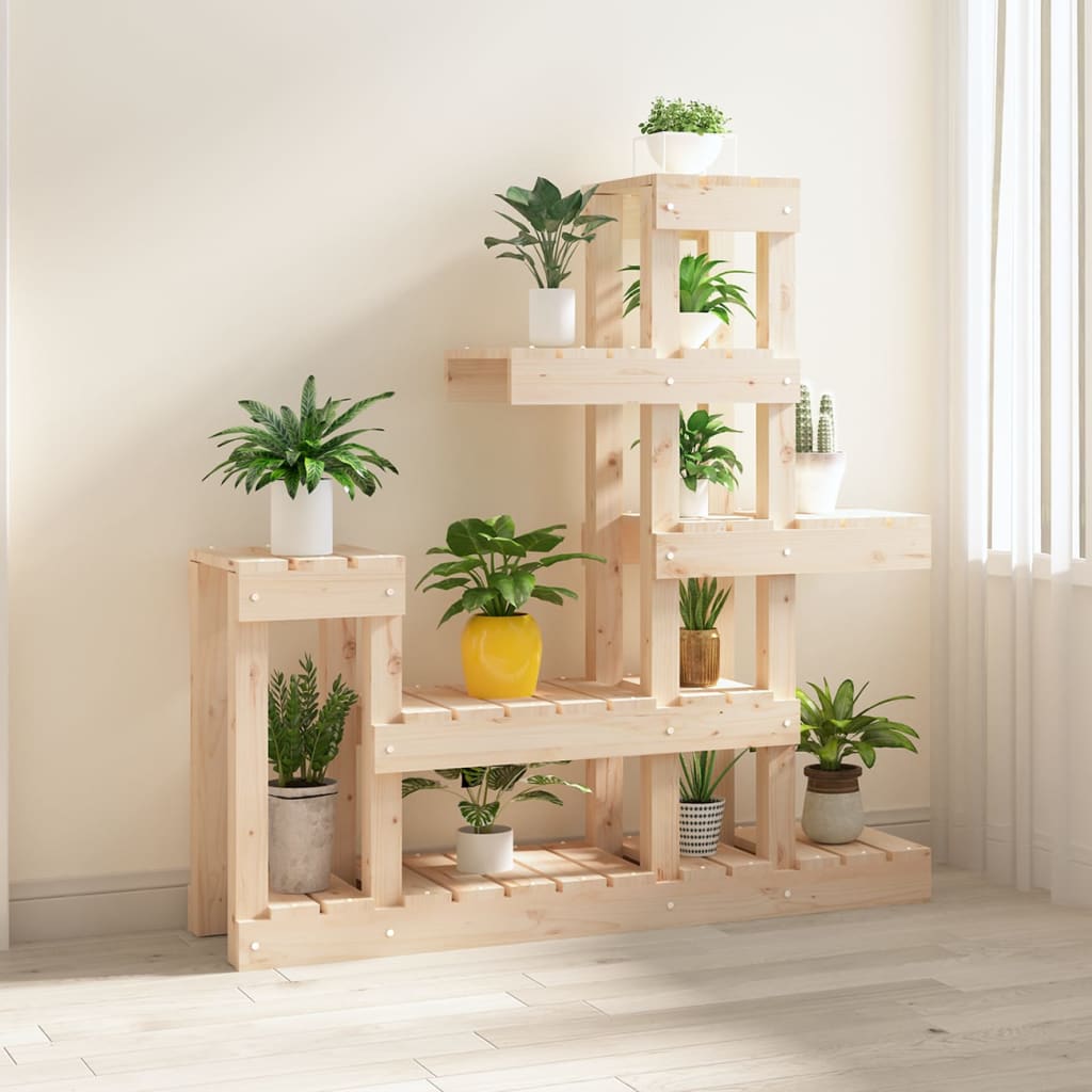 Stalak za biljke 92 x 25 x 97 cm od masivne borovine