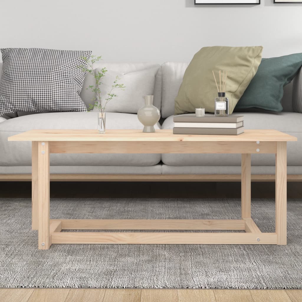 Stolić za kavu 110 x 55 x 45 cm od masivne borovine