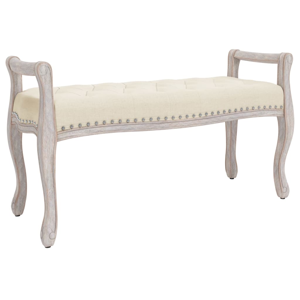 Klupa 110 x 45 x 60 cm platnena