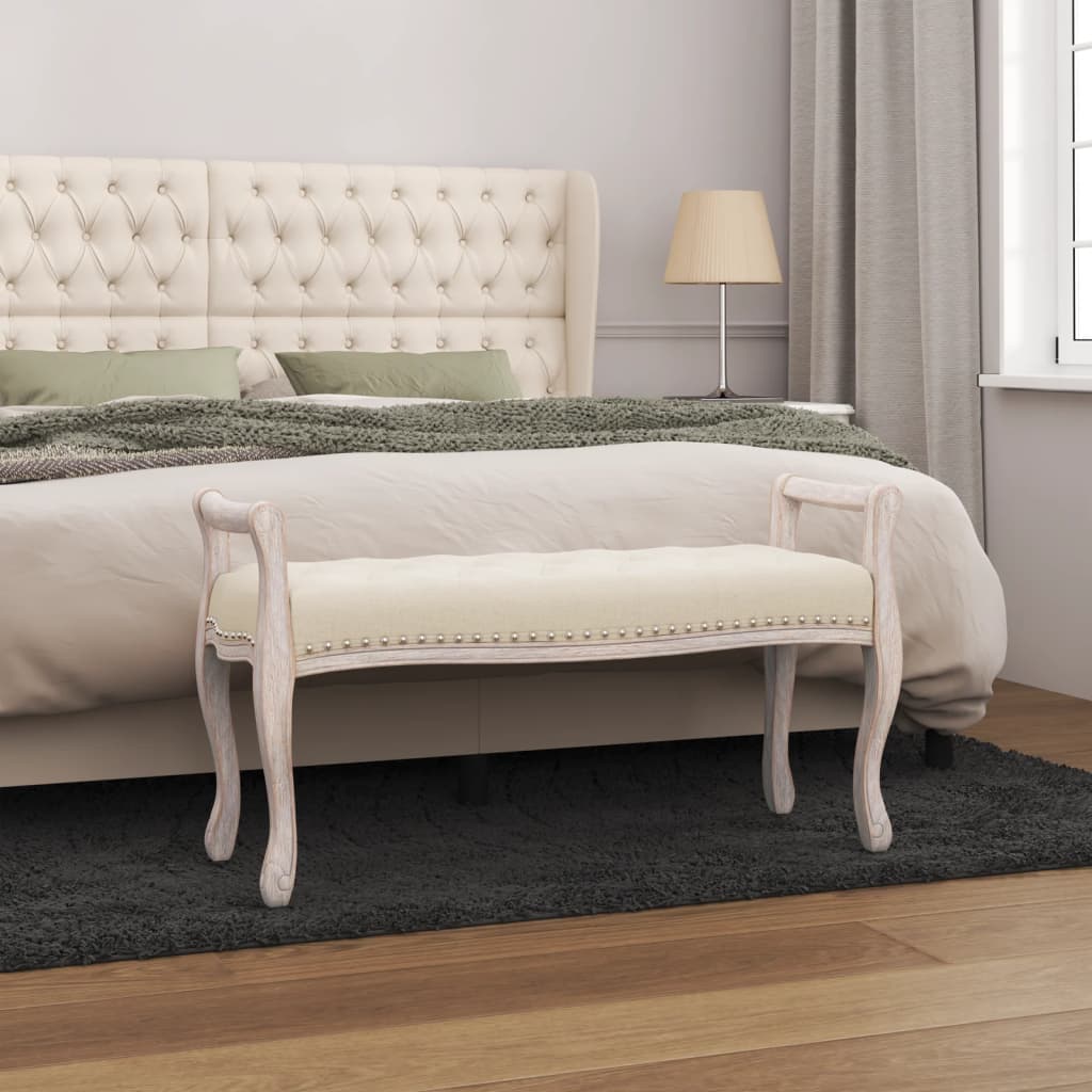 Klupa 110 x 45 x 60 cm platnena