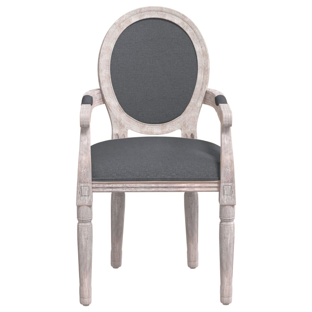 Blagovaonska stolica tamnosiva 54 x 56 x 96,5 cm od tkanine