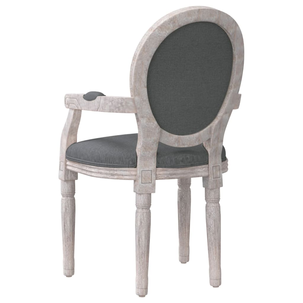 Blagovaonska stolica tamnosiva 54 x 56 x 96,5 cm od tkanine