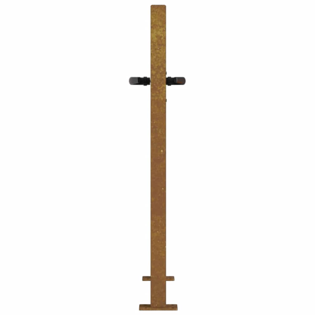 Vrtna vrata 100x75 cm Corten čelik Dizajn stabla