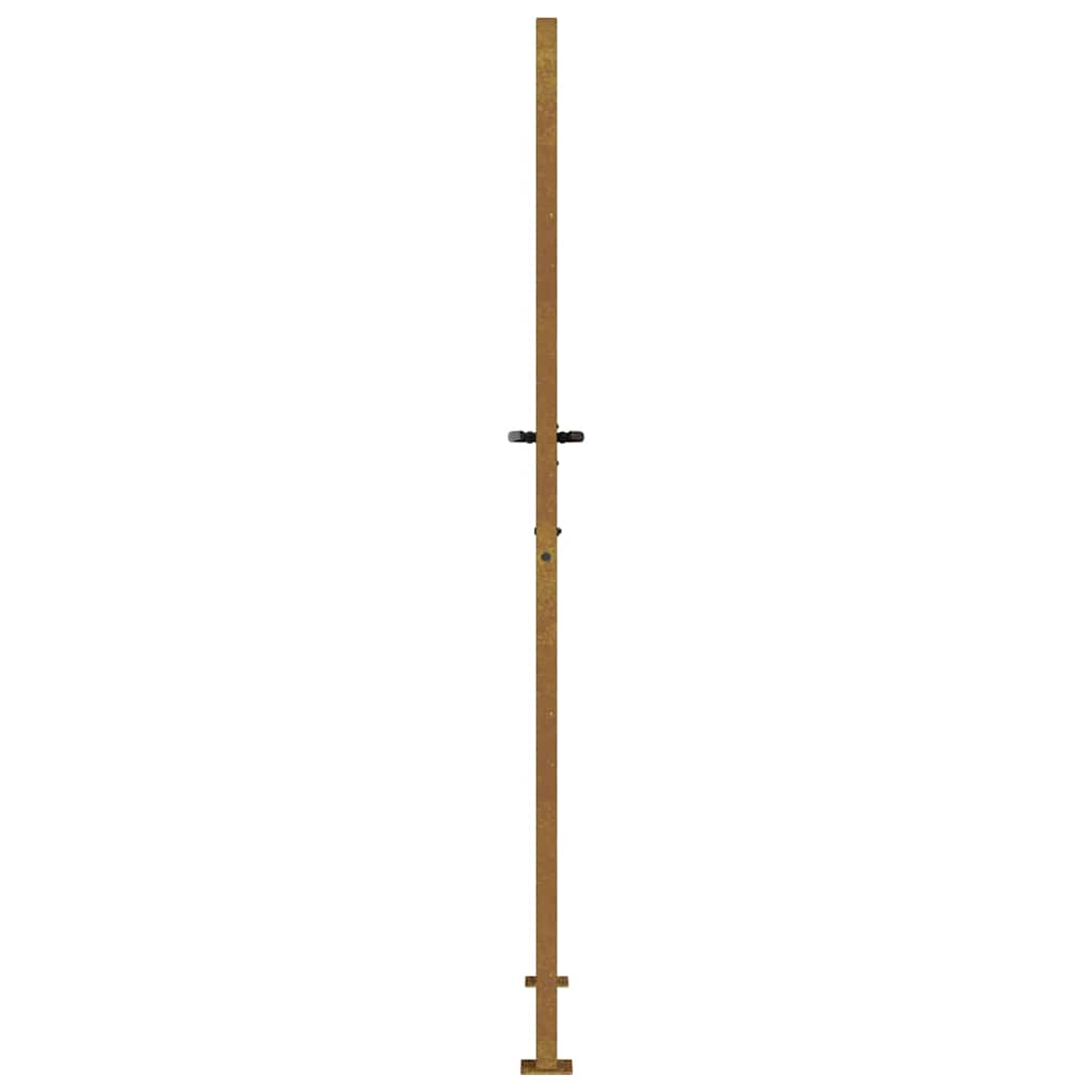 Vrtna vrata 100x175 cm Corten čelik Dizajn stabla
