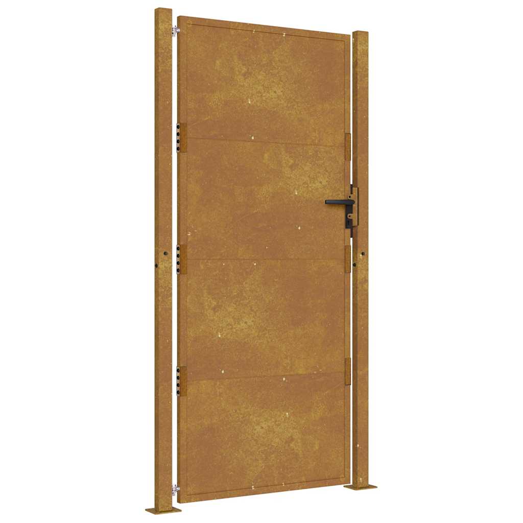 Vrtna vrata 100x200 cm Corten čelik