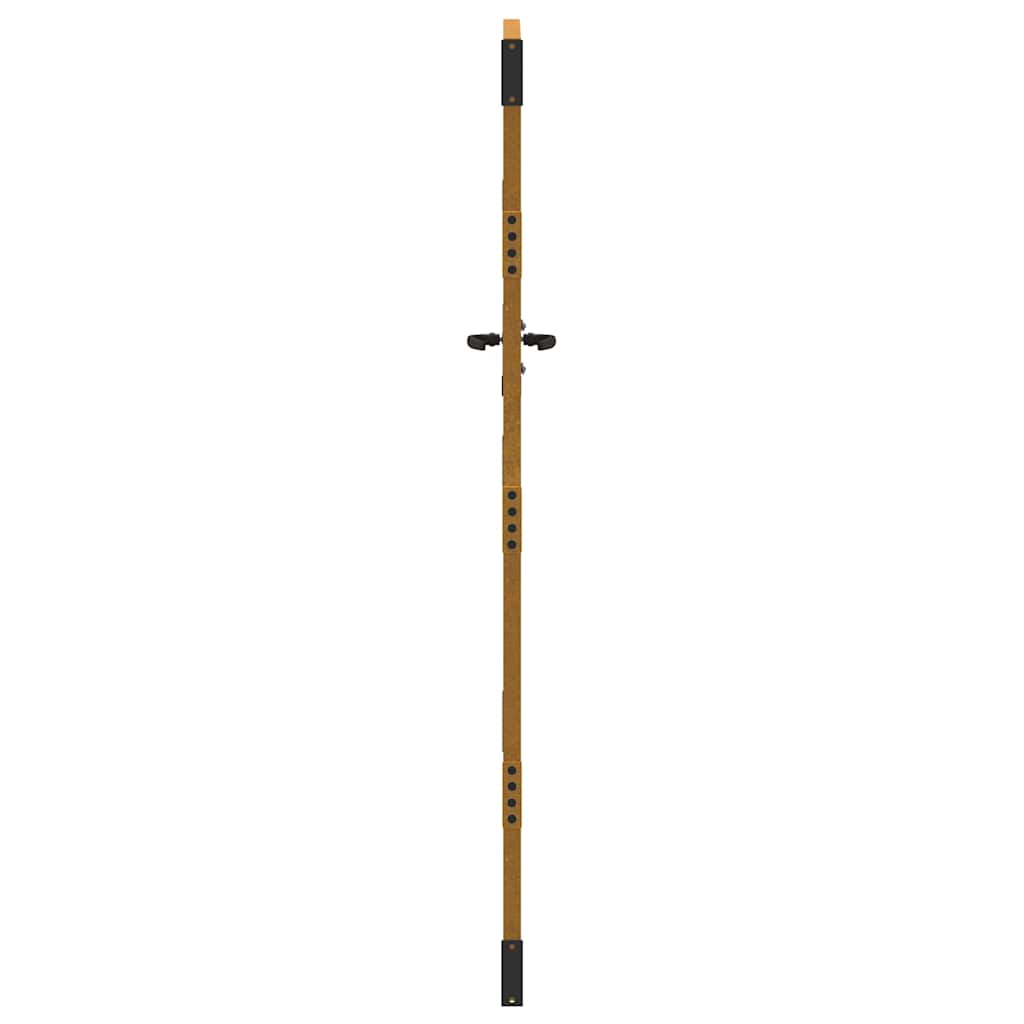 Vrtna vrata 85 x 175 cm od čelika COR-TEN