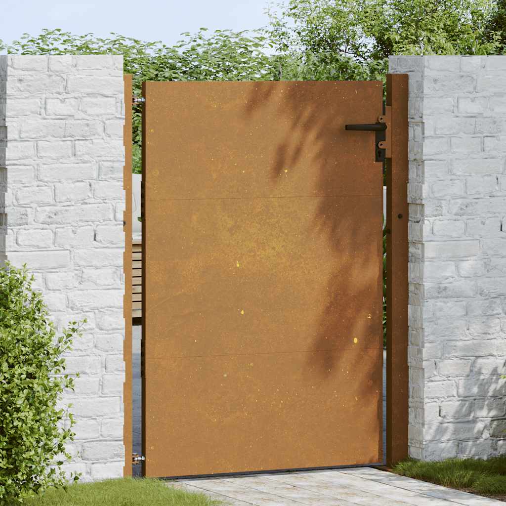Vrtna vrata 100x150 cm Corten čelik