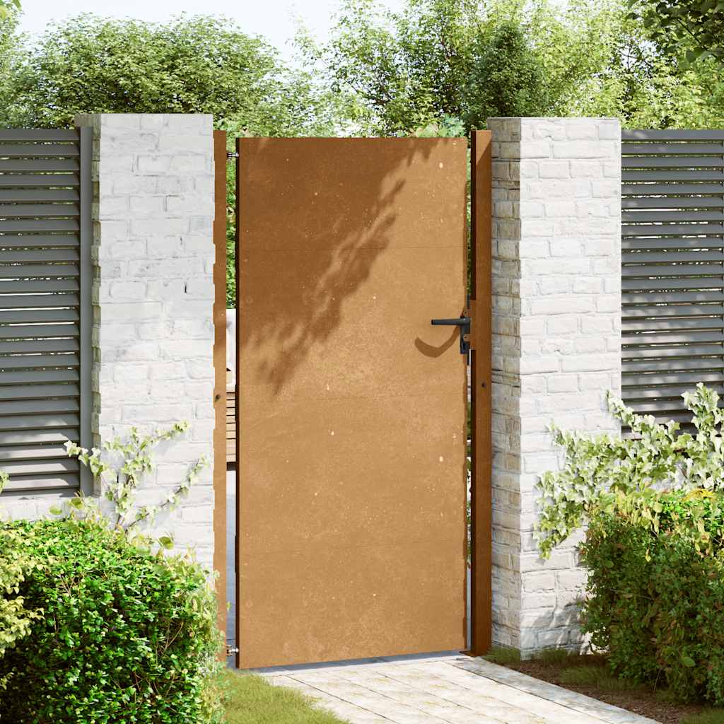 Vrtna vrata 100x175 cm Corten čelik