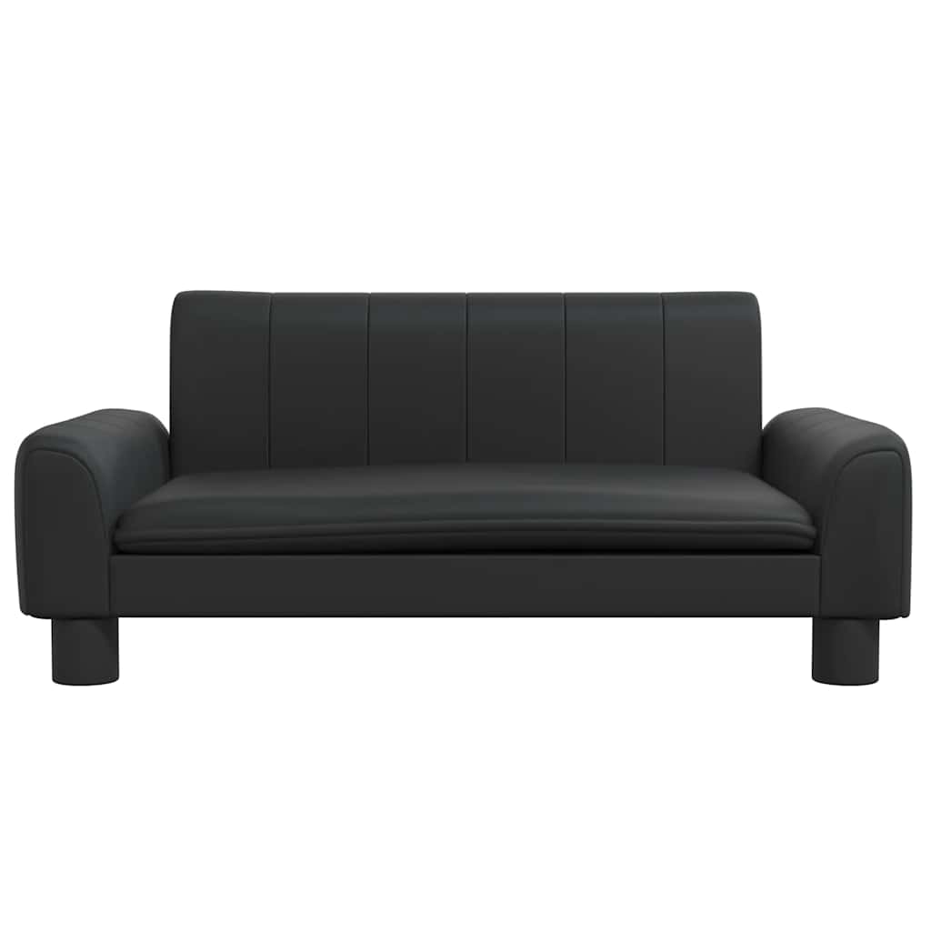 Krevet za pse crni 70 x 45 x 30 cm od umjetne kože