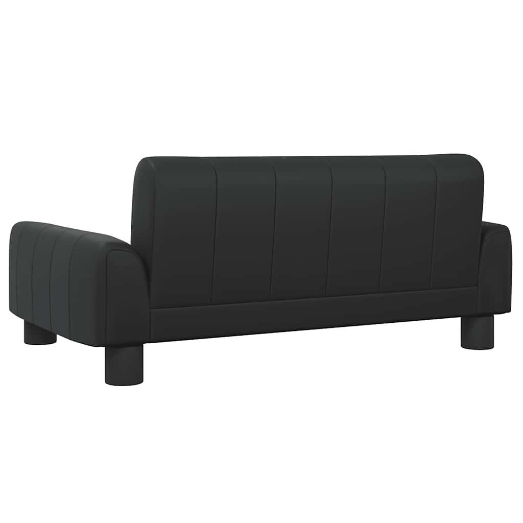 Krevet za pse crni 70 x 45 x 30 cm od umjetne kože