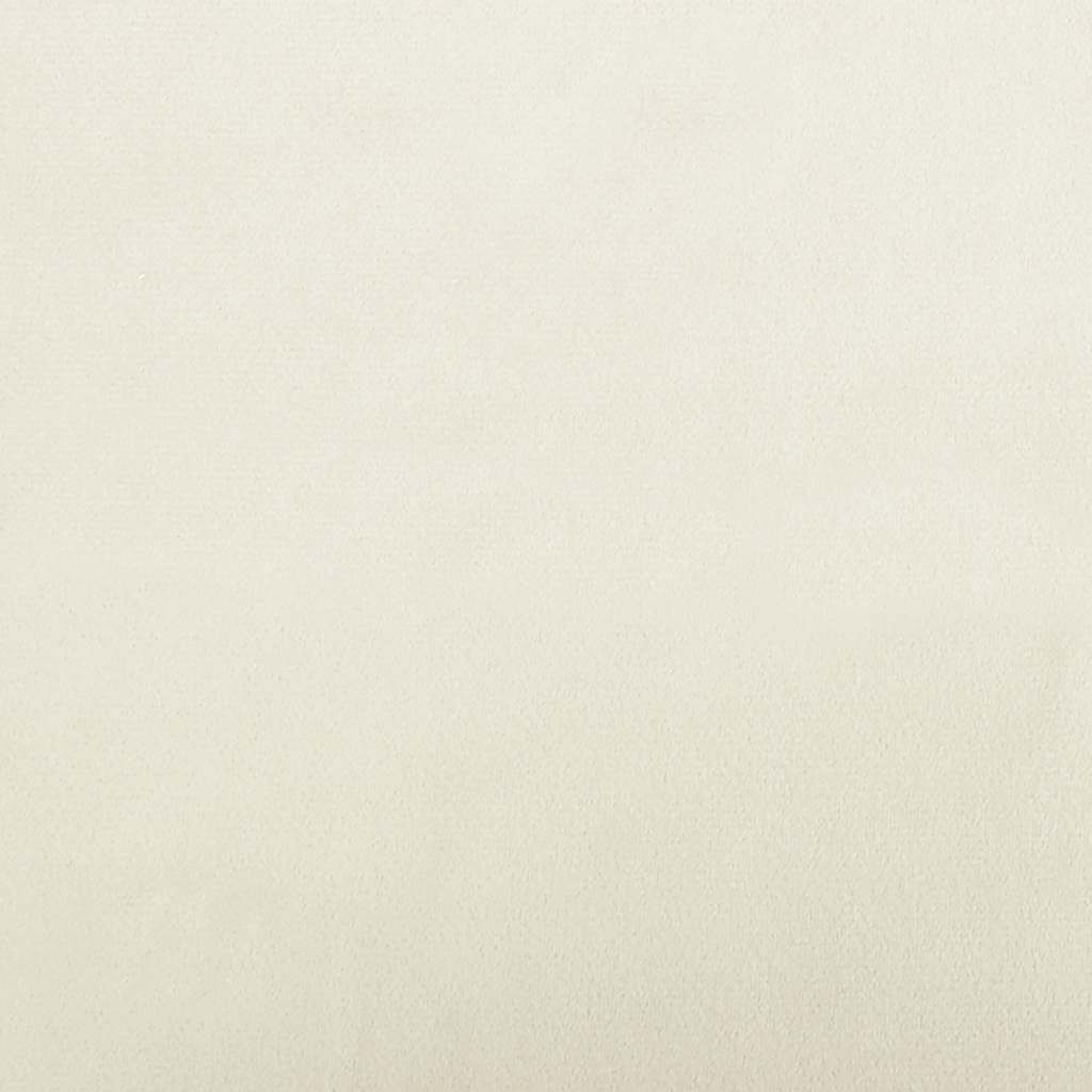 Krevet za pse Krem 90 x 53 x 30 cm baršunasti