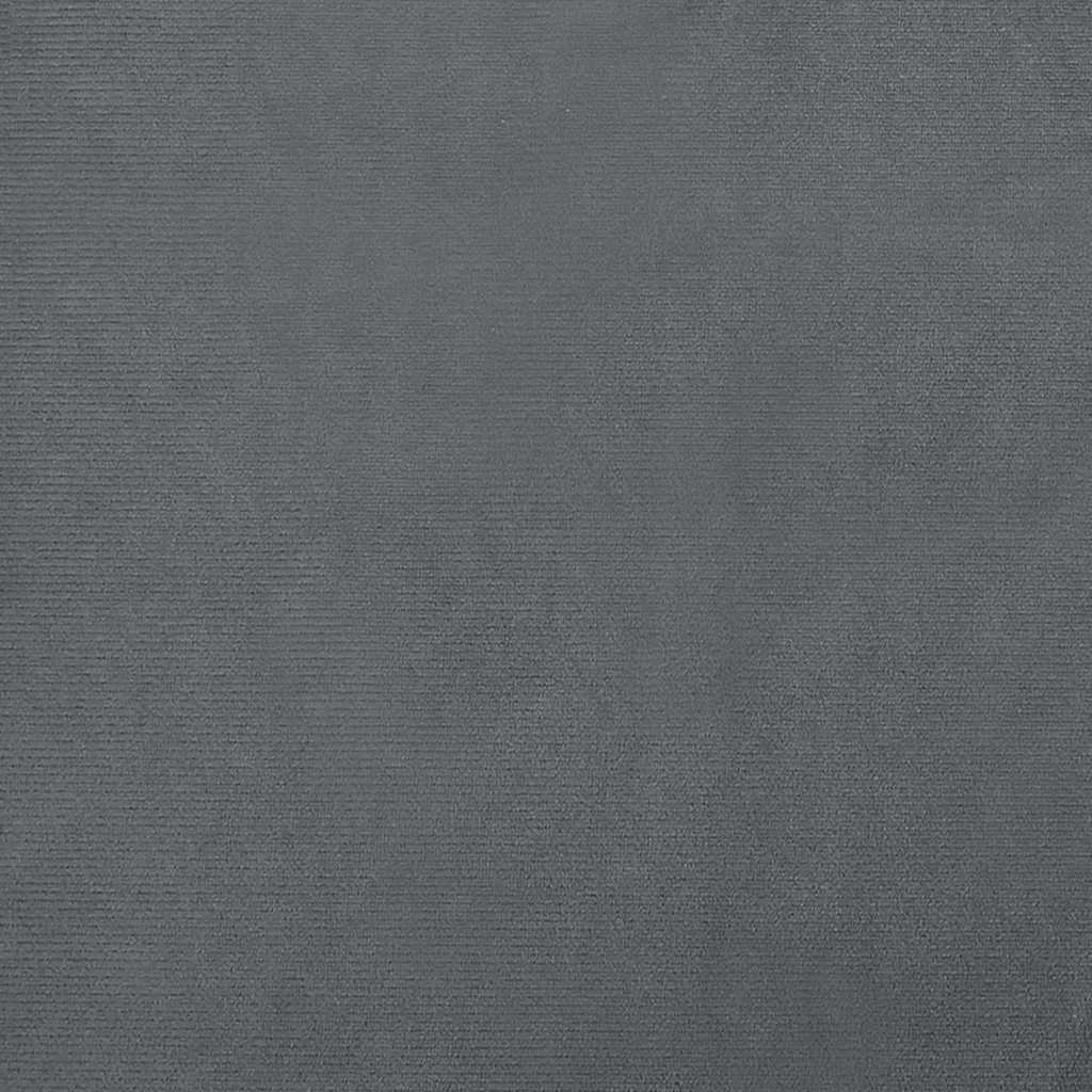 Krevet za pse tamnosivi 80 x 45 x 30 cm baršunasti