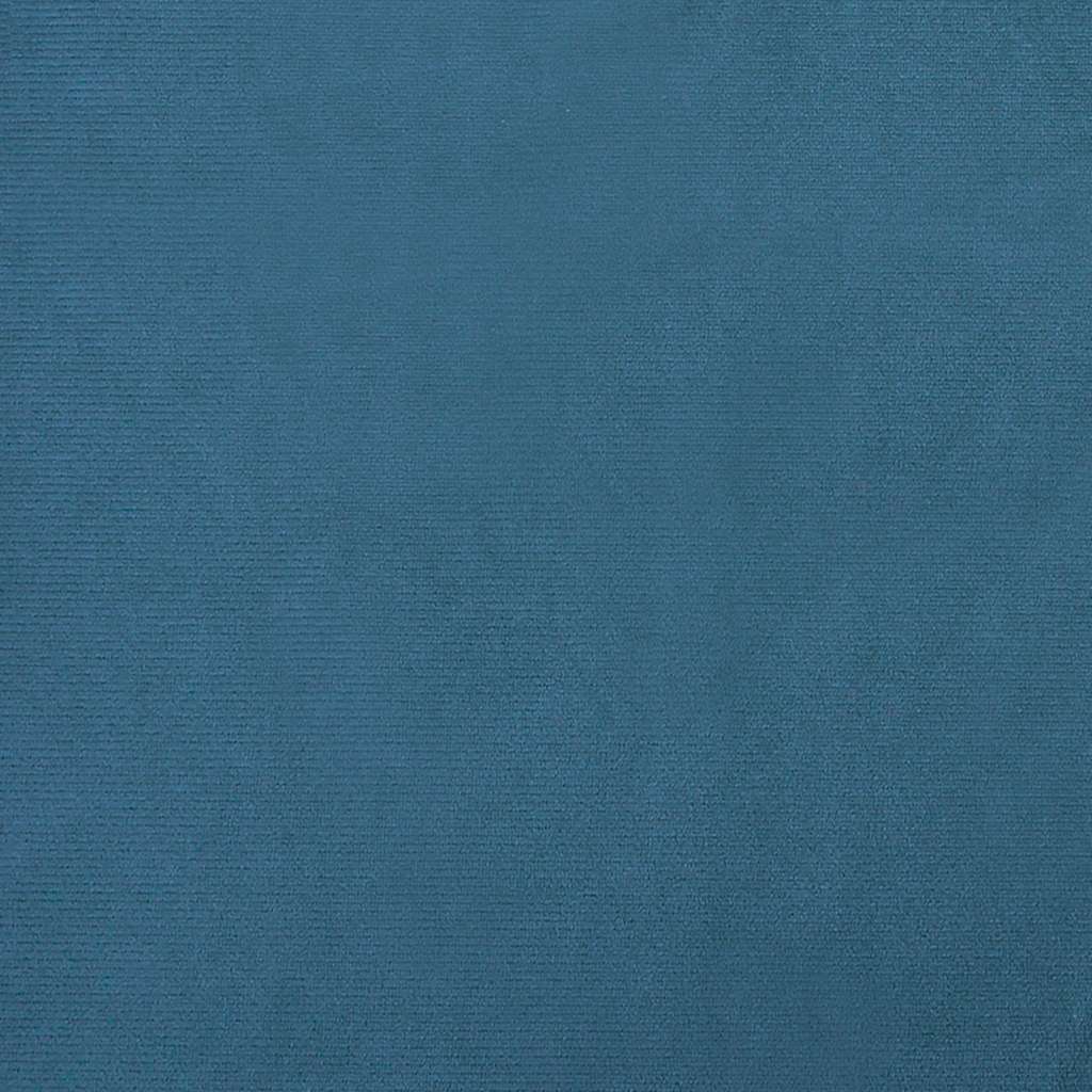 Krevet za pse plavi 60 x 40 x 30 cm baršunasti