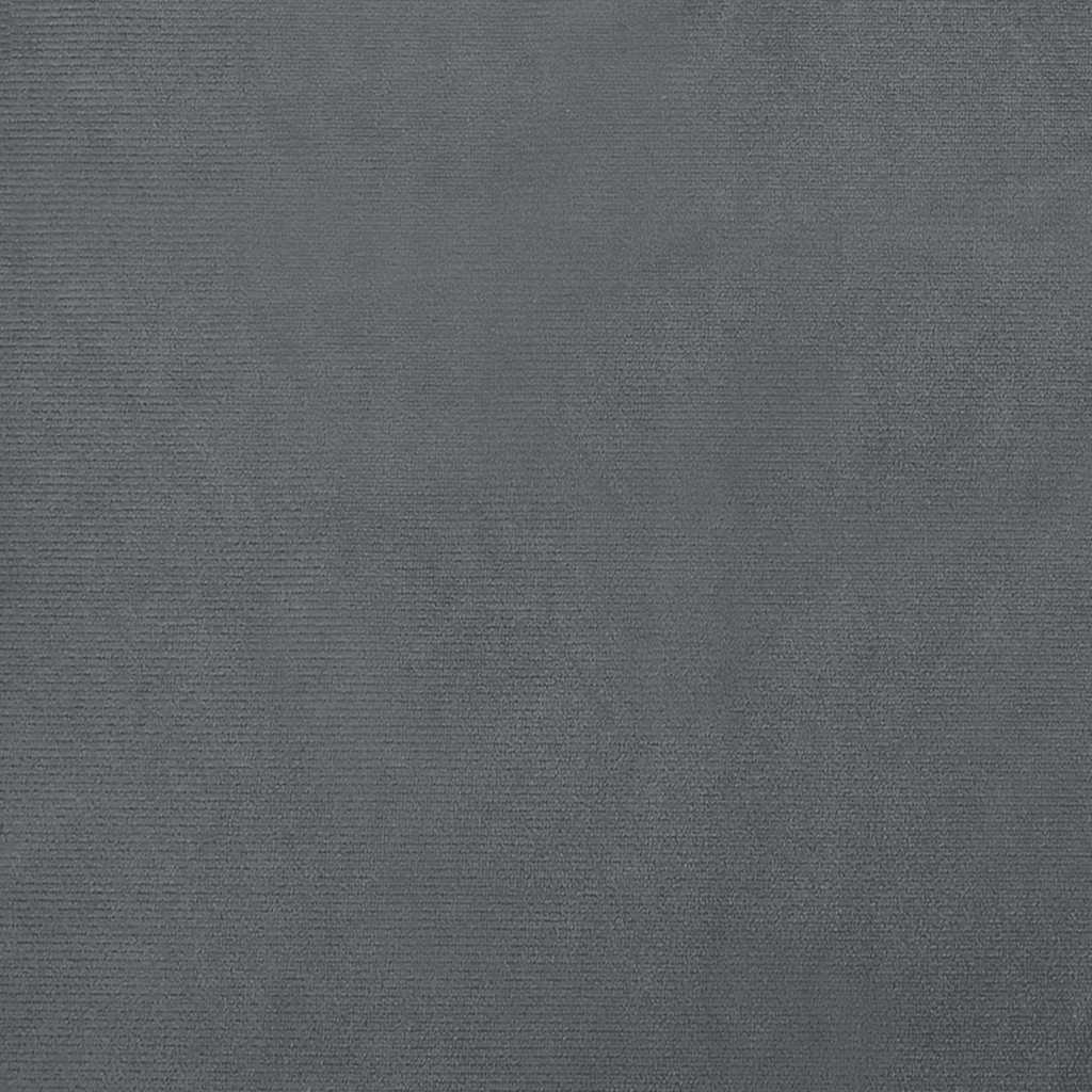 Krevet za pse tamnosivi 60 x 40 x 30 cm baršunasti