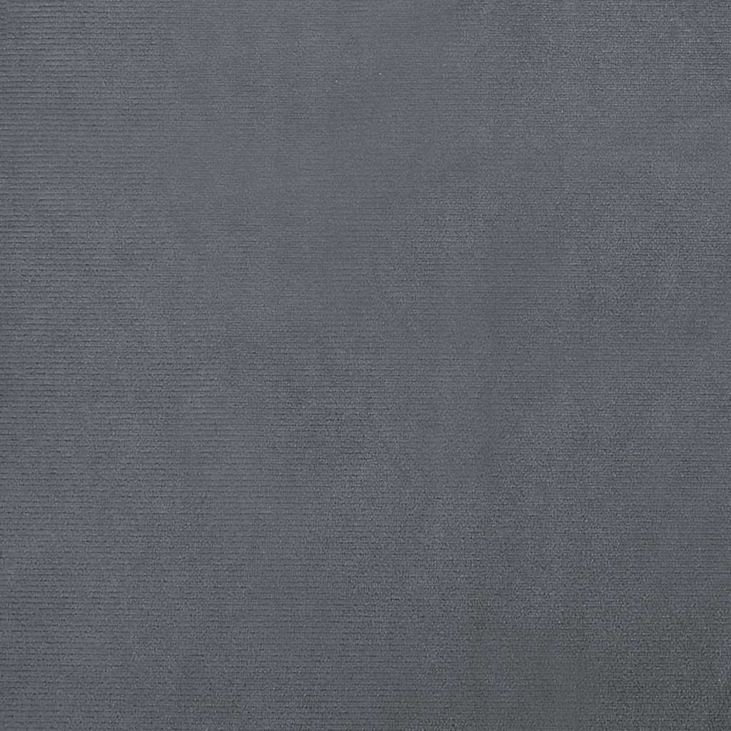 Krevet za pse tamnosivi 70x45x26,5 cm baršunasti