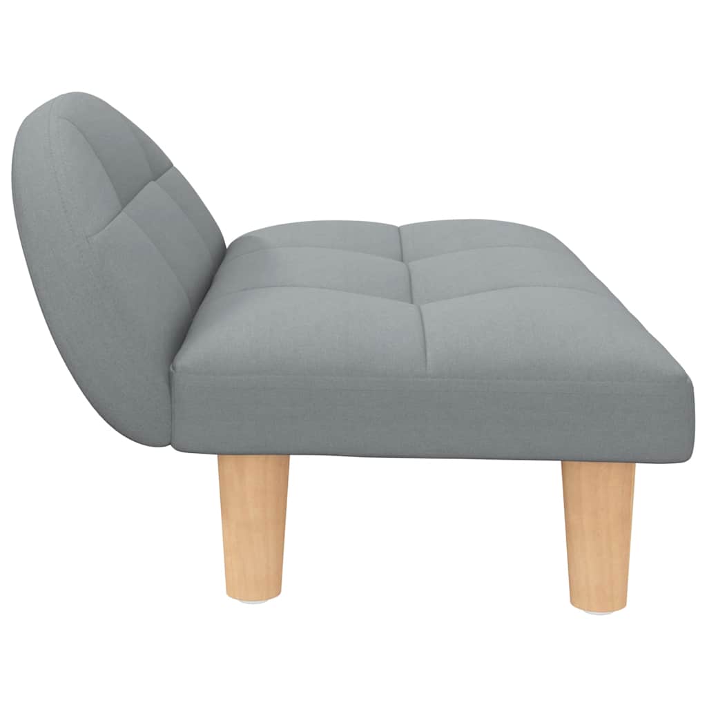 Krevet za pse svjetlosivi 70x52x30 cm od tkanine