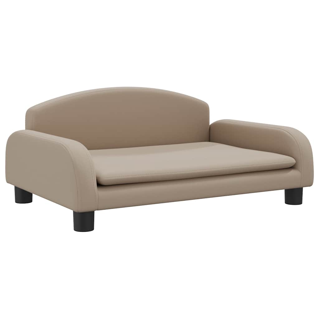 Krevet za pse cappuccina 70 x 45 x 30 cm od umjetne kože