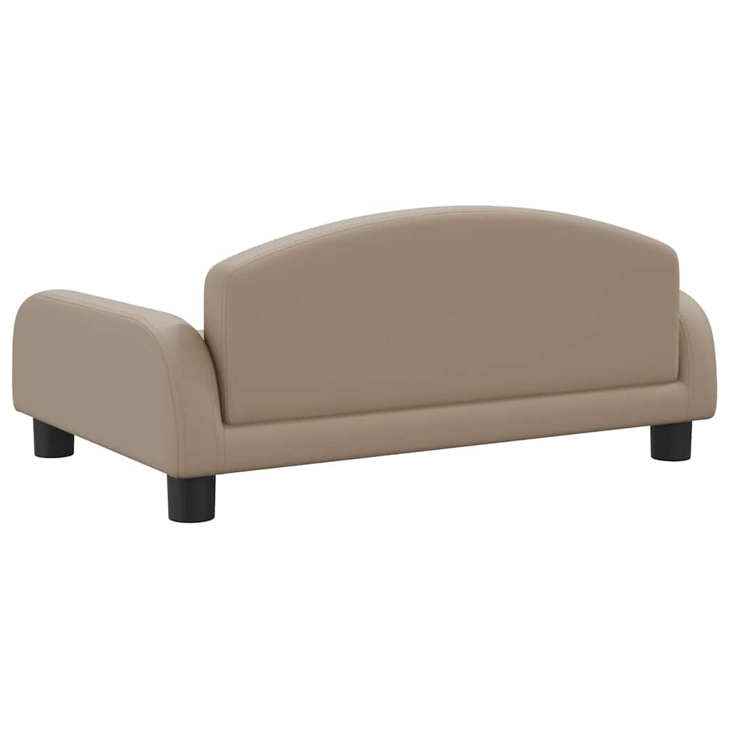 Krevet za pse cappuccina 70 x 45 x 30 cm od umjetne kože