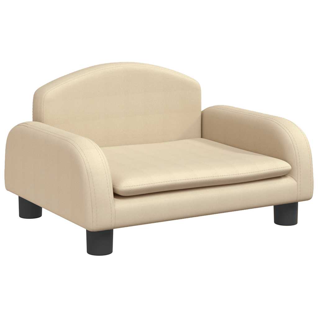 Krevet za pse krem 50x40x30 cm od tkanine