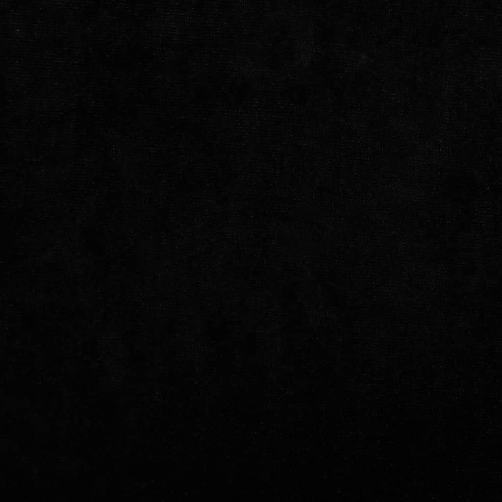 Krevet za pse crni 100 x 54 x 33 cm baršunasti