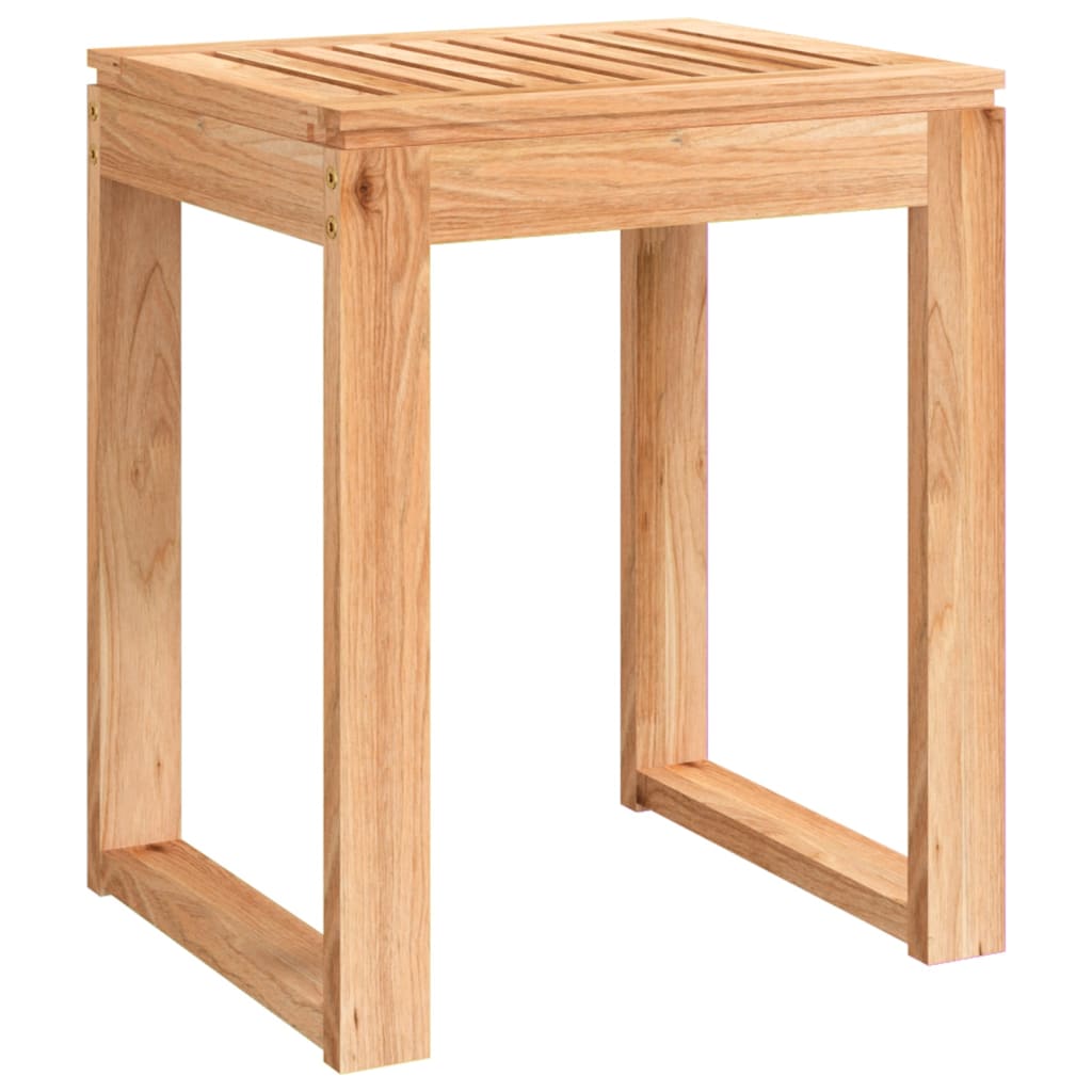 Kupaonski stolac 40 x 30 x 46 cm od masivnog drva oraha