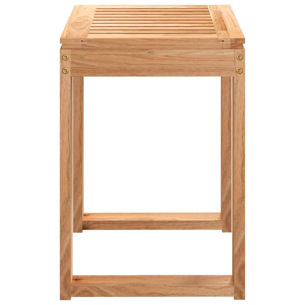 Kupaonski stolac 40 x 30 x 46 cm od masivnog drva oraha