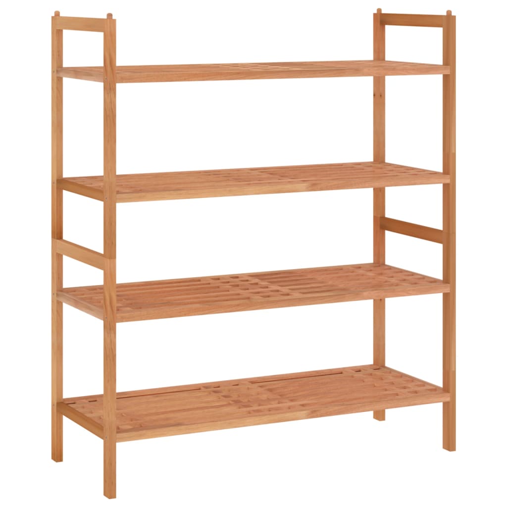 Stalci za cipele 2 kom 69 x 27 x 41 cm od masivnog drva oraha