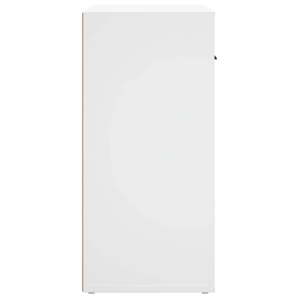 Komoda bijela 80 x 33 x 70 cm od konstruiranog drva