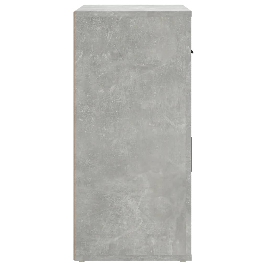 Komoda siva boja betona 80 x 33 x 70 cm od konstruiranog drva