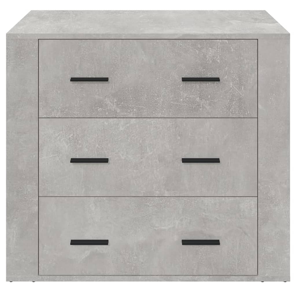 Komoda siva boja betona 80 x 33 x 70 cm od konstruiranog drva