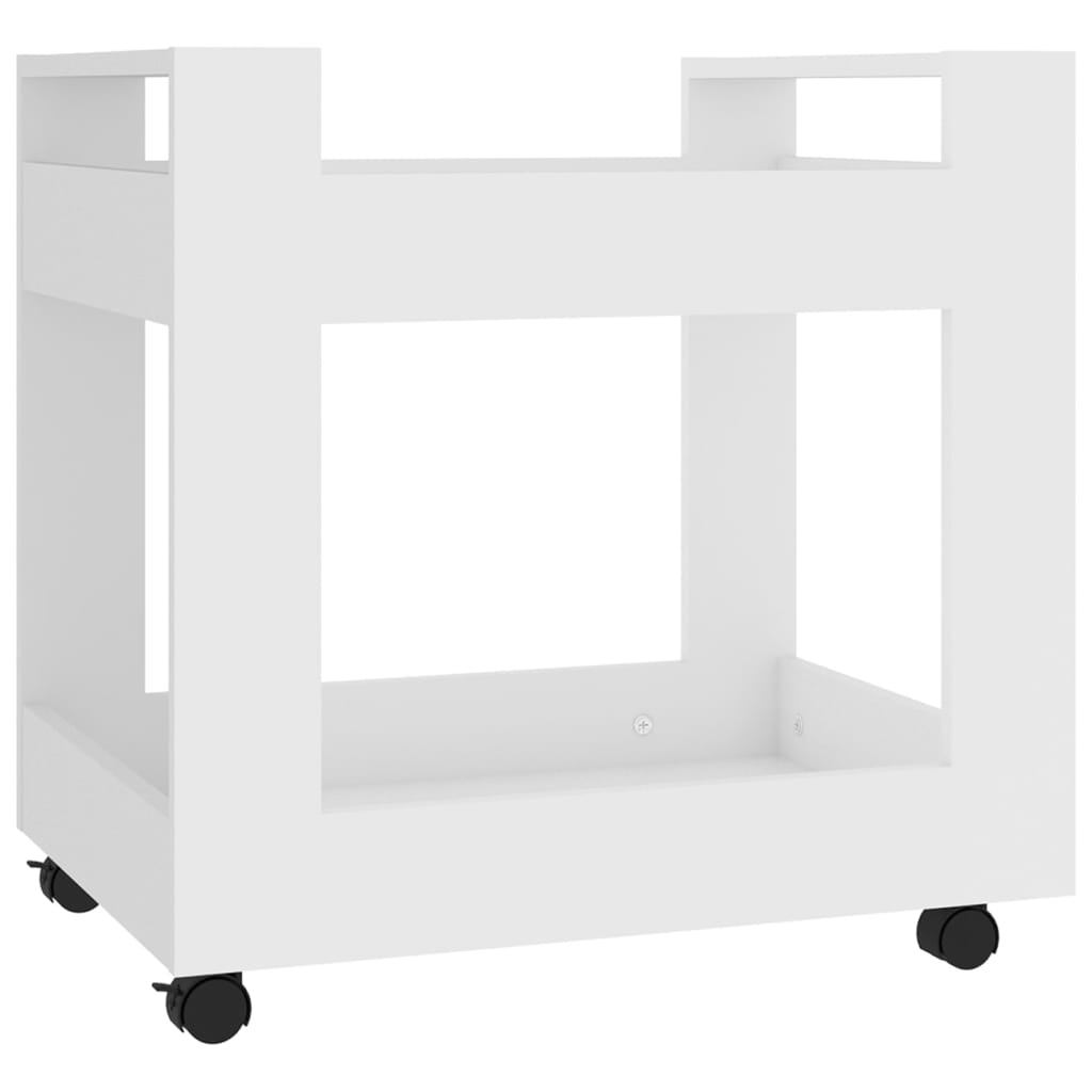 Kolica za radni stol bijela 60x45x60 cm od konstruiranog drva