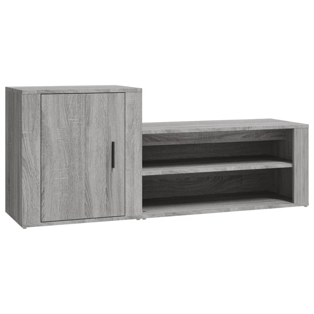 Ormarić za cipele boja hrasta 130x35x54 cm konstruirano drvo