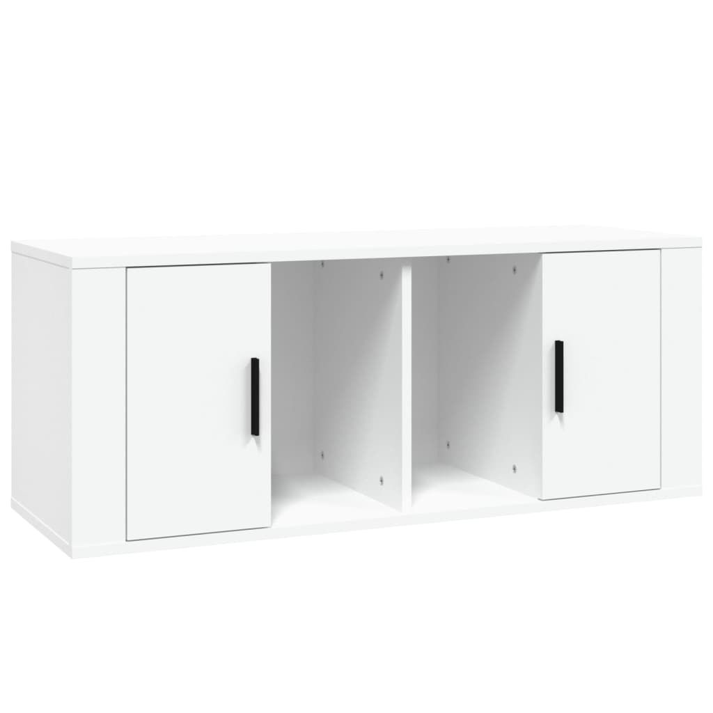 TV ormarić bijeli 100 x 35 x 40 cm od konstruiranog drva