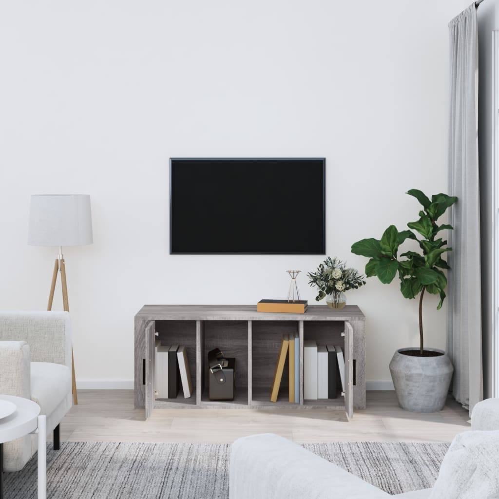 TV ormarić boja hrasta sonome 100x35x40 cm konstruirano drvo
