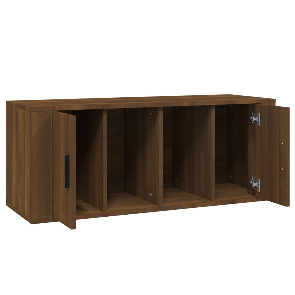 TV ormarić boja smeđeg hrasta 100x35x40 cm konstruirano drvo