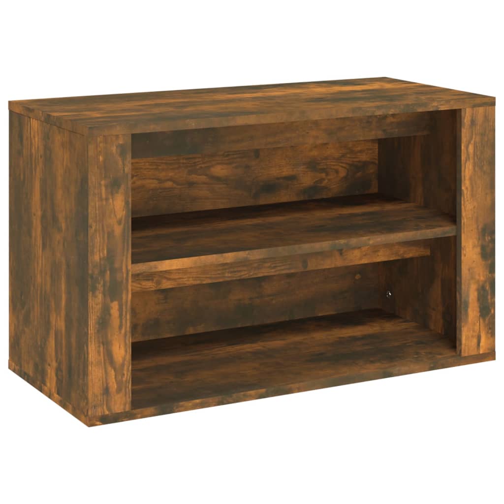 Stalak za cipele boja hrasta 75x35x45 cm konstruirano drvo