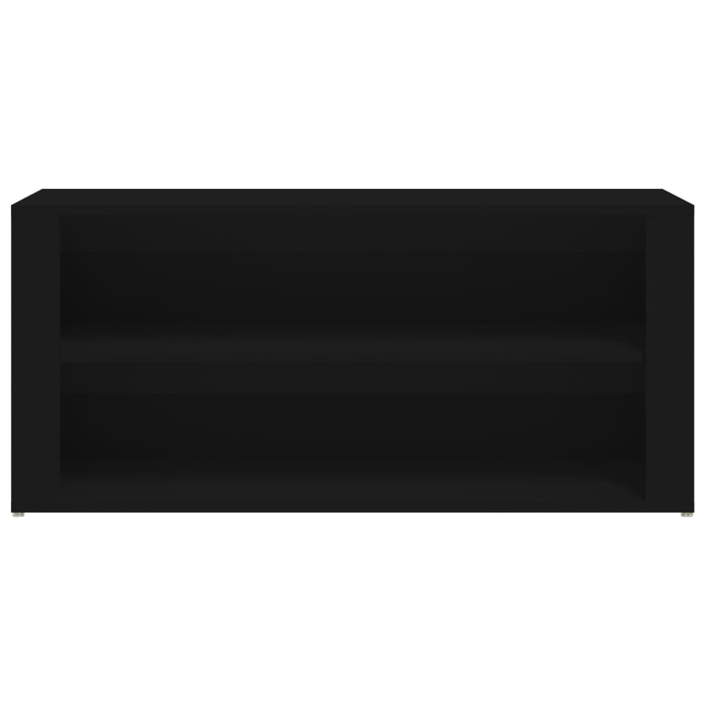 Stalak za cipele crni 100 x 35 x 45 cm od konstruiranog drva