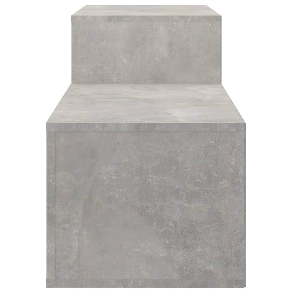 Ormarić za cipele boja betona 150x35x45 cm konstruirano drvo