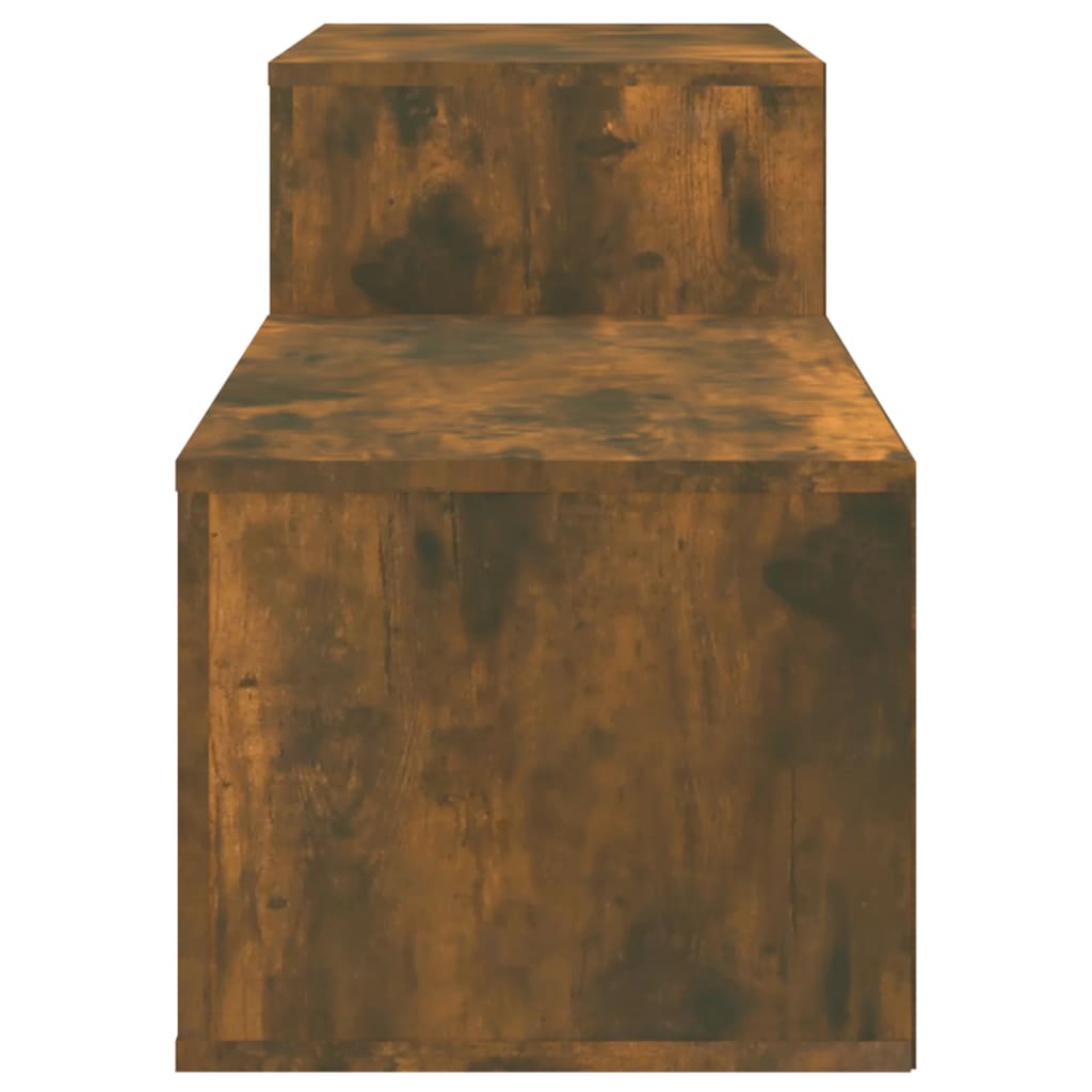 Ormarić za cipele dimljeni hrast 150x35x45 cm konstruirano drvo