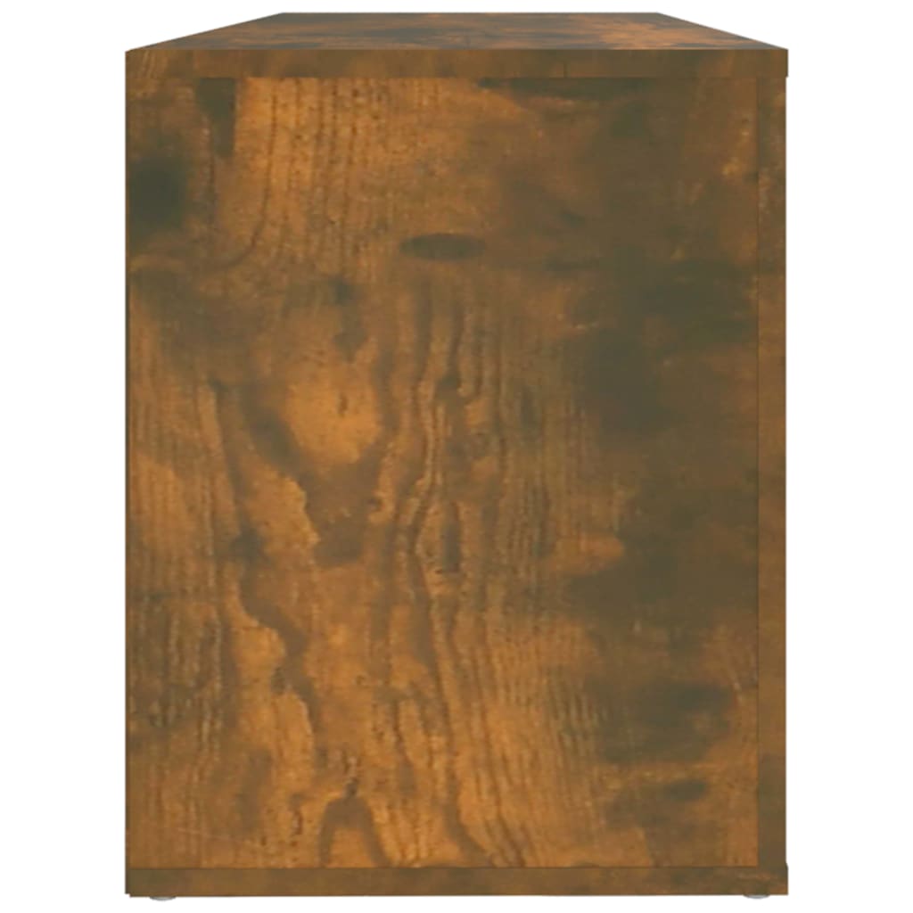 Ormarić za cipele dimljeni hrast 100x35x45 cm konstruirano drvo