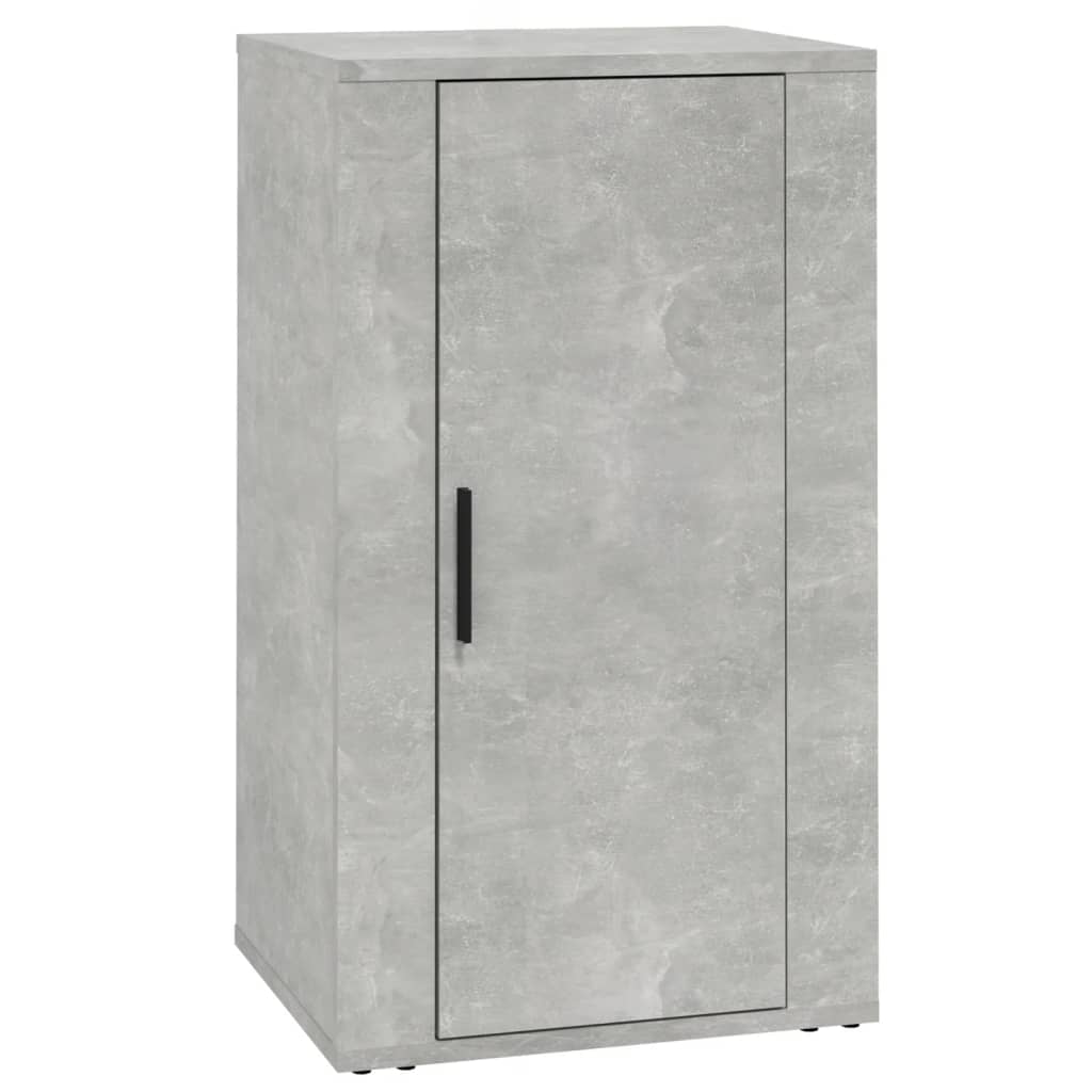 Komoda siva boja betona 40 x 33 x 70 cm od konstruiranog drva