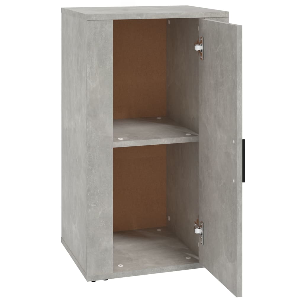 Komoda siva boja betona 40 x 33 x 70 cm od konstruiranog drva