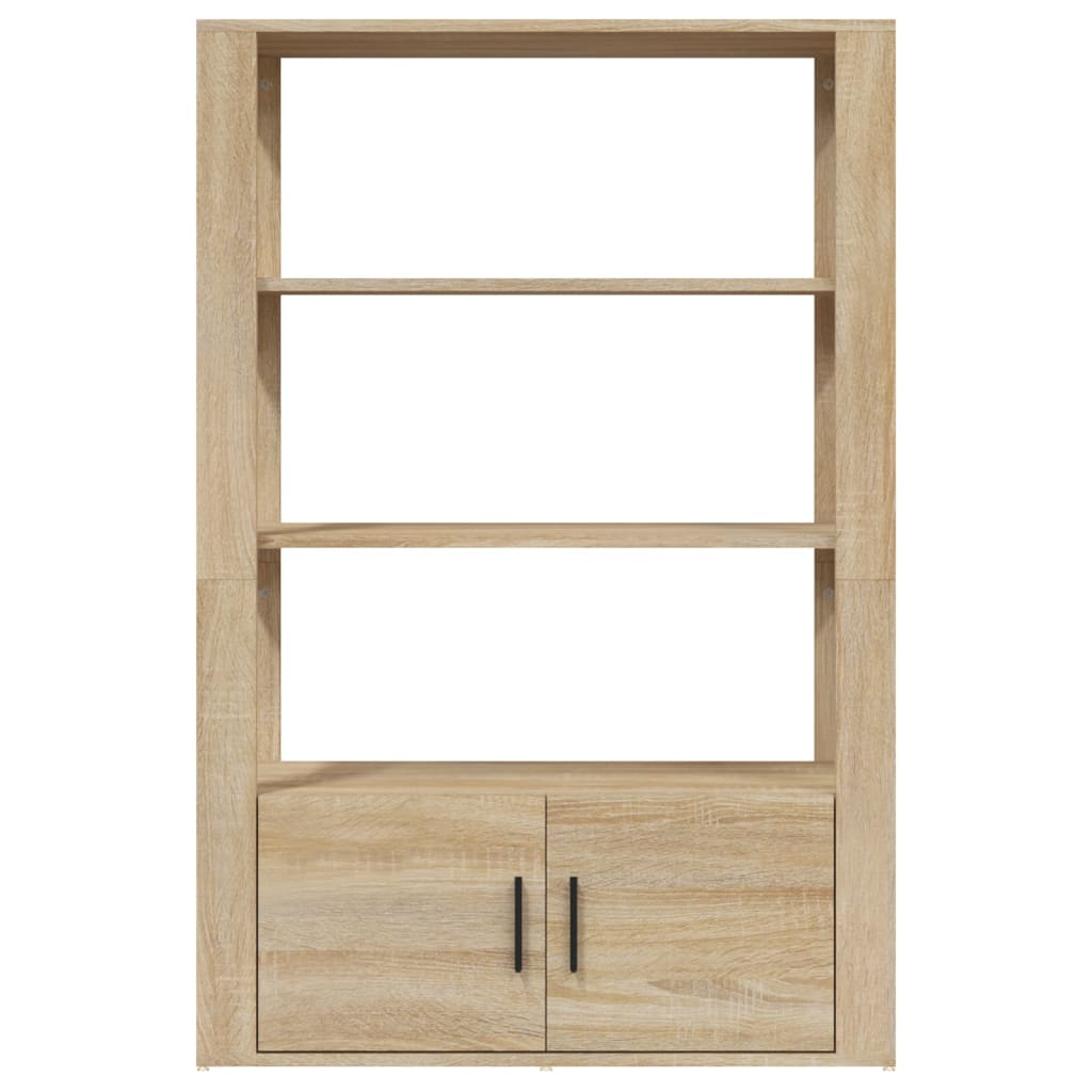 Komoda boja hrasta sonome 80x30x119,5 cm od konstruiranog drva