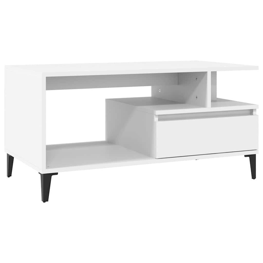 Stolić za kavu boja sivog hrasta 90x49x45 cm konstruirano drvo