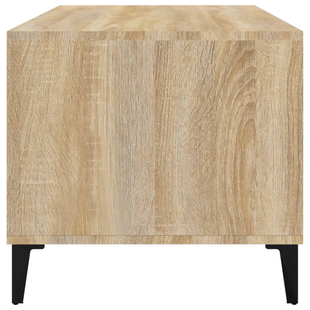 Stolić za kavu boja hrasta 90x49x45 cm konstruirano drvo